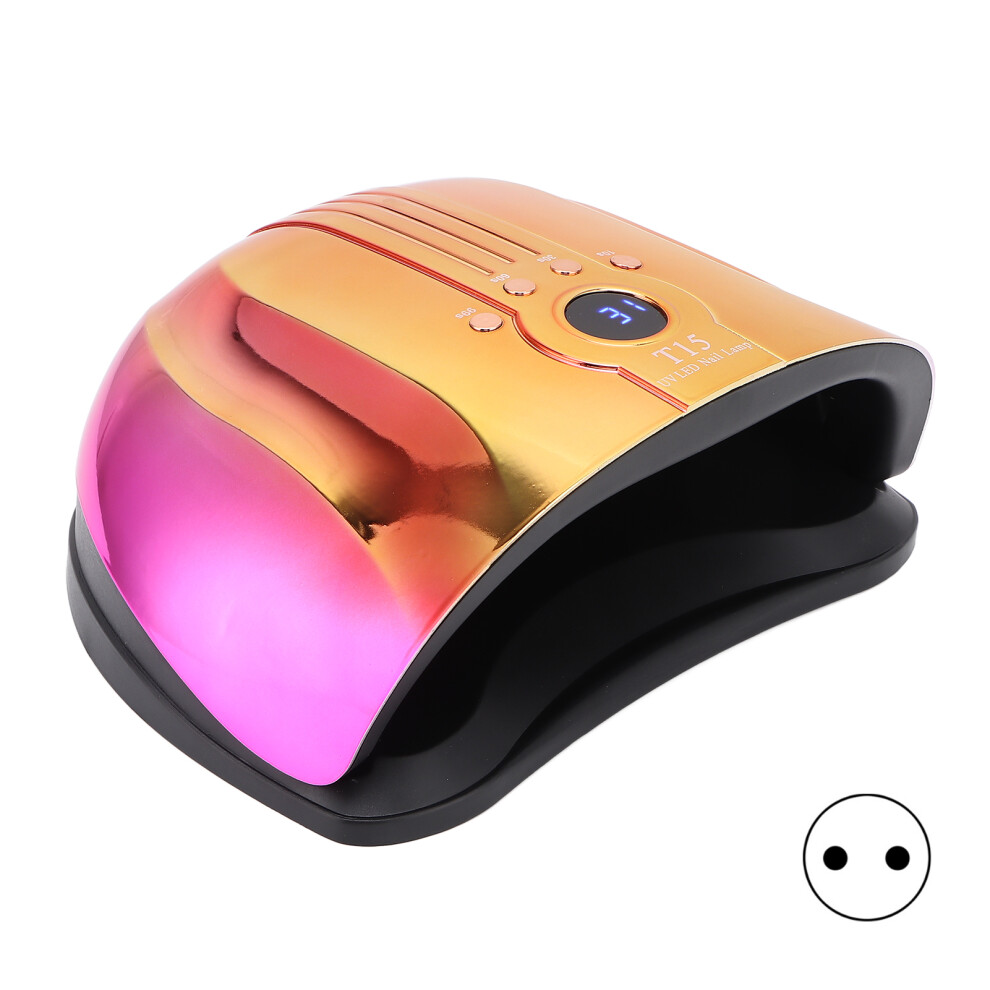 Smart Sensors UV LED Nail Lamp High Power LCD Timer Gel Polish Dryer Temperature Protection Detacheable Base For Salon And Home