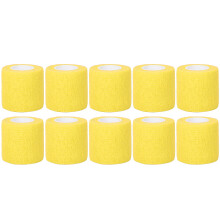Elastisk selvklæbende bandagetape, åndbar, sammenhængende wrap til støtte ved sportsskader, 5 cm bredde, let at rive af, veterinær wrap til