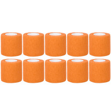Elastic Self Adherent Bandage Tape Breathable Cohesive Wrap for Sports Injury Support, 2Inch Width Easy Tear Vet Wrap for Dogs Cats Horses with Adjus