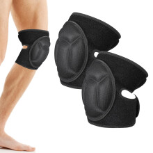 Knee Pads Anti Slip For Outdoor Work Gardening Dancing Protective Kneeling Braces With Elastic Fabric, One Size