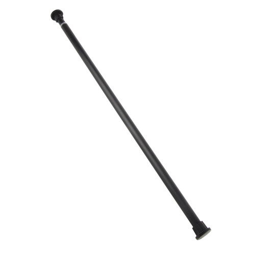 Schwarze Spanngardinenstange, Edelstahl, 1