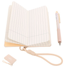 Pad Beige En PU Avec Compartiments Et Porte-Stylo