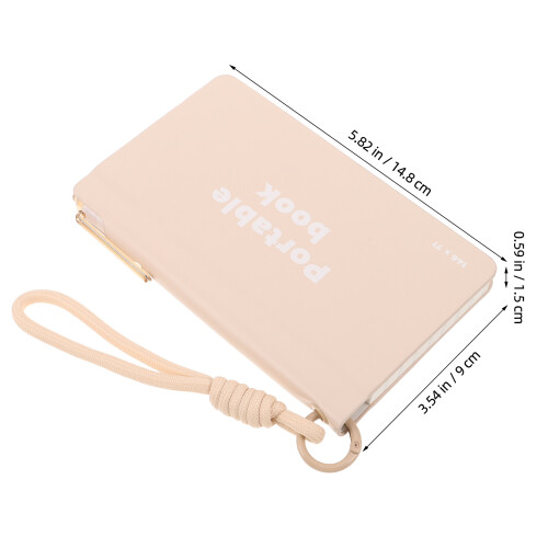 Pad Beige En PU Avec Compartiments Et Porte-Stylo 2