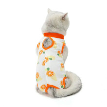 Cat Recovery Suit Breathable Cotton Pet Surgery Clothing for PostSurgery Protection and Comfort