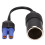 2pcs EC5 Car Cigarette Lighter Socket Converter 12V, Copper 19cm 11