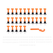 Durable Tile Levelers With Adjustable Gap Reusable Tile Spacers For Professional Tile Installation, Flat Surface Tile Leveling System Eco-Friendly