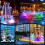 Pool Lights Underwater LED, Remote Control, 16 Colors, Rechargeable Waterproof Lanterns, 2 Pack 4