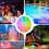 Pool Lights Underwater LED, Remote Control, 16 Colors, Rechargeable Waterproof Lanterns, 2 Pack 3