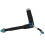 Blue Aluminium Alloy Leather Adjustable Bow Trigger Wrist Strap for Archery 8
