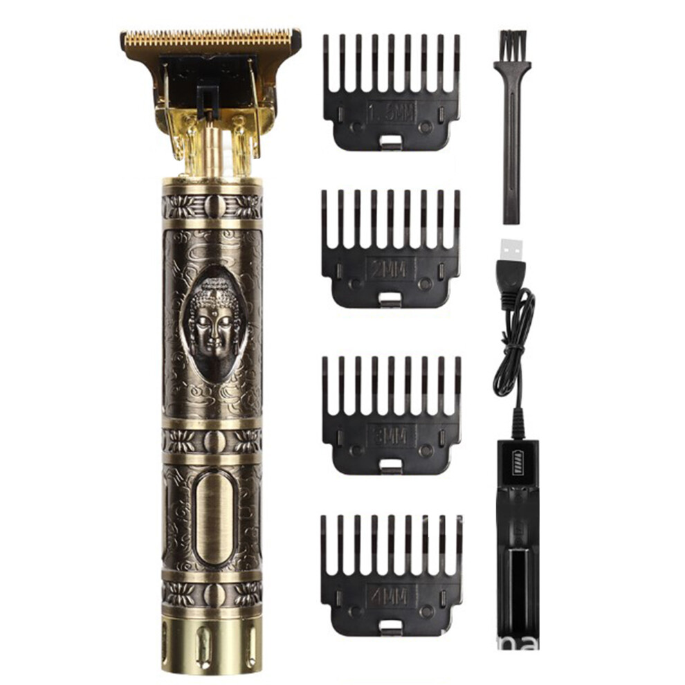 Hair Clippers for Men, T Blade Trimmer Cordless Electric Hair Trimmer Rechargeable Beard Trimmer Shaver, Adjustable Guide Combs Clipper Hair Cutting