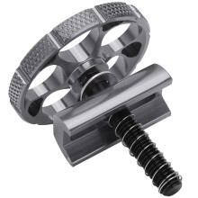 Aluminium Faltrad C-Schnalle für Brompton, Titanfarben, 60x54mm