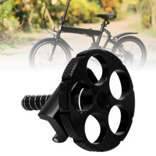 Aluminium Klappfahrrad C-Schnalle, CNC-integriert, 2 Stück Schwarz