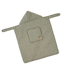 Plush Cotton Cloak Blanket with Pocket Thickened Design for Autumn Winter Outdoor Use 60x80 Inches
