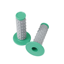 Handlebar Twist Grip For CRF Dirt Pit Bike, Rubber Throttle Grip, Green