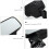 Car Rear View Mirror Wide Angle Shatterproof Vibration Resistant Adjustable Blind Spot 2