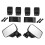 Car Rear View Mirror Wide Angle Shatterproof Vibration Resistant Adjustable Blind Spot 1