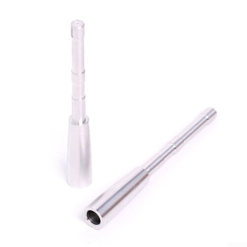 Efficient Arrow Insert Adapters 4.2mm ID, 12-Pack, Silver 6x7.5MM, Compatible with All 4.2mm Inner Diameter Bows