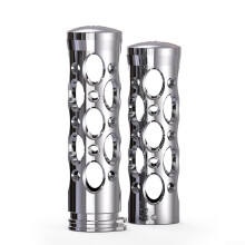Fit Motorcycle Hand Grips for Comfortable Riding Experience, Rubber Material, Ergonomic Design, Universal Compatibility