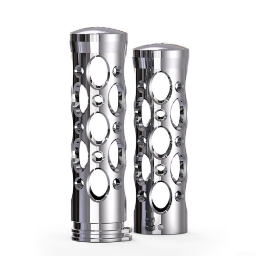 Fit Motorcycle Hand Grips for Comfortable Riding Experience, Rubber Material, Ergonomic Design, Universal Compatibility