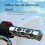 Fit Motorcycle Hand Grips for Comfortable Riding Experience, Rubber Material, Ergonomic Design, Universal Compatibility 2