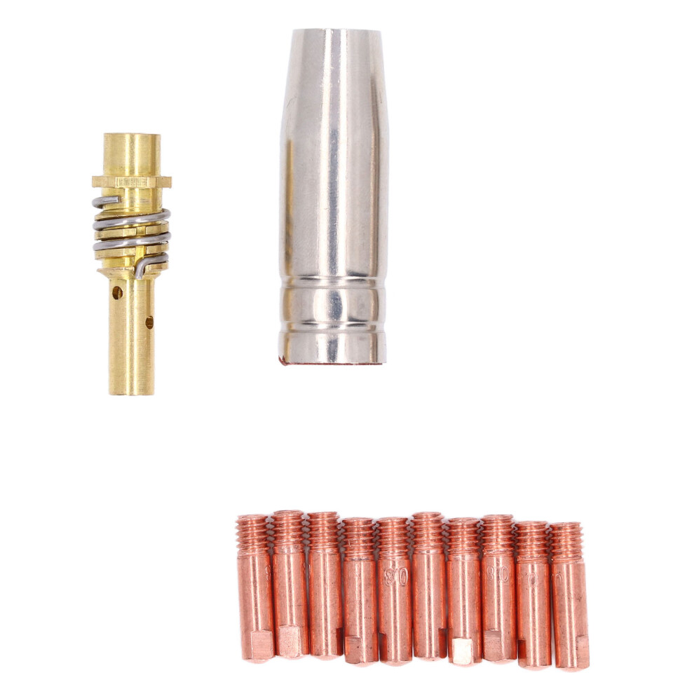 15Ak Mig Mag Welding Gun Nozzle Kit - High Conductivity Brass Tips 5011376603707