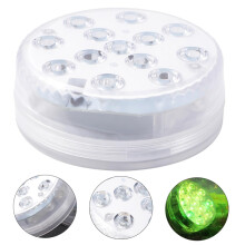 Submersible LED Underwater Light, RGB Color Changing, Remote Control, Adjustable Brightness, IP68, Pool and Garden