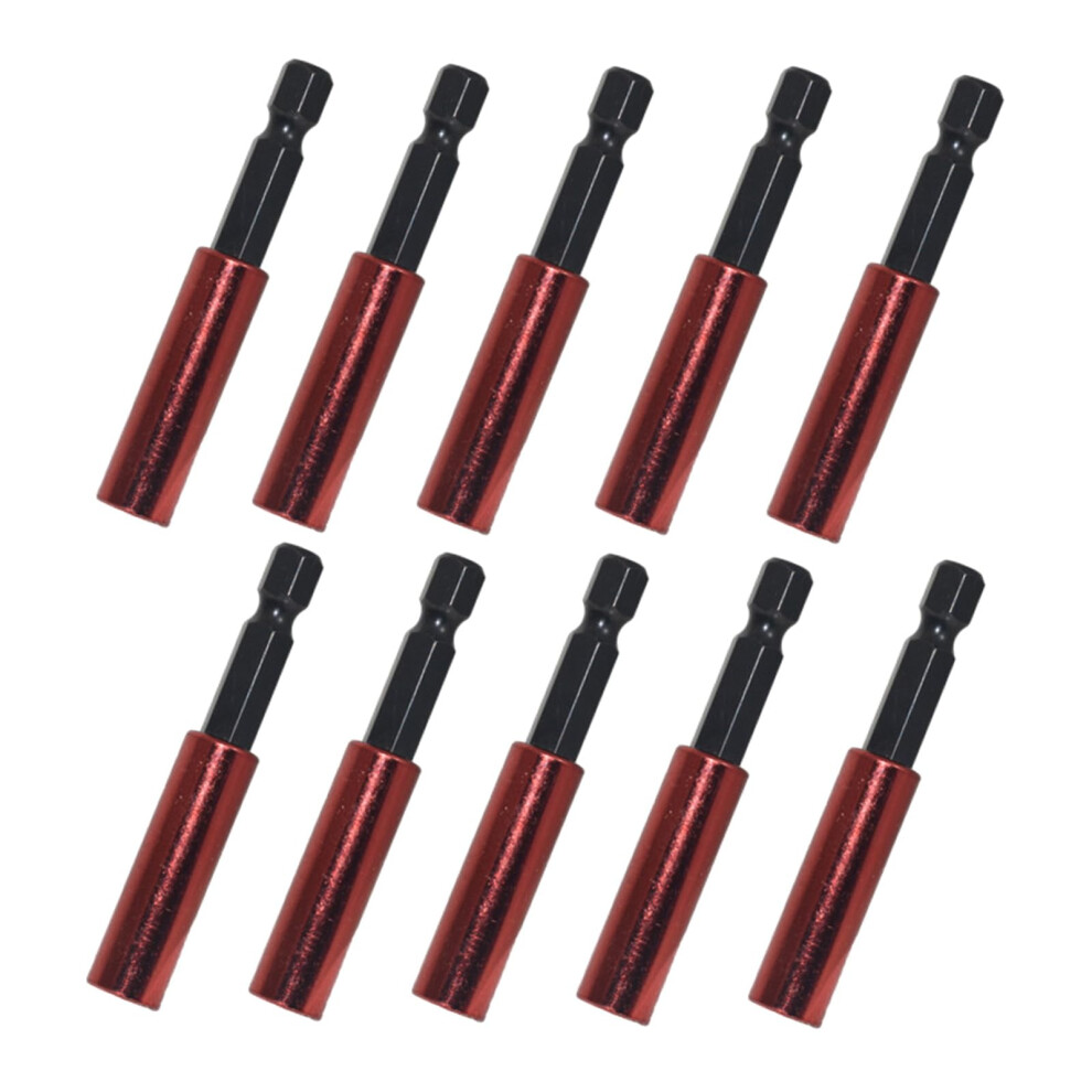 1/4Inch Hex Shank Extension Bit Set, 10Piece Quickchange Screwdriver Tip Holder, 60Mm 9347817696011