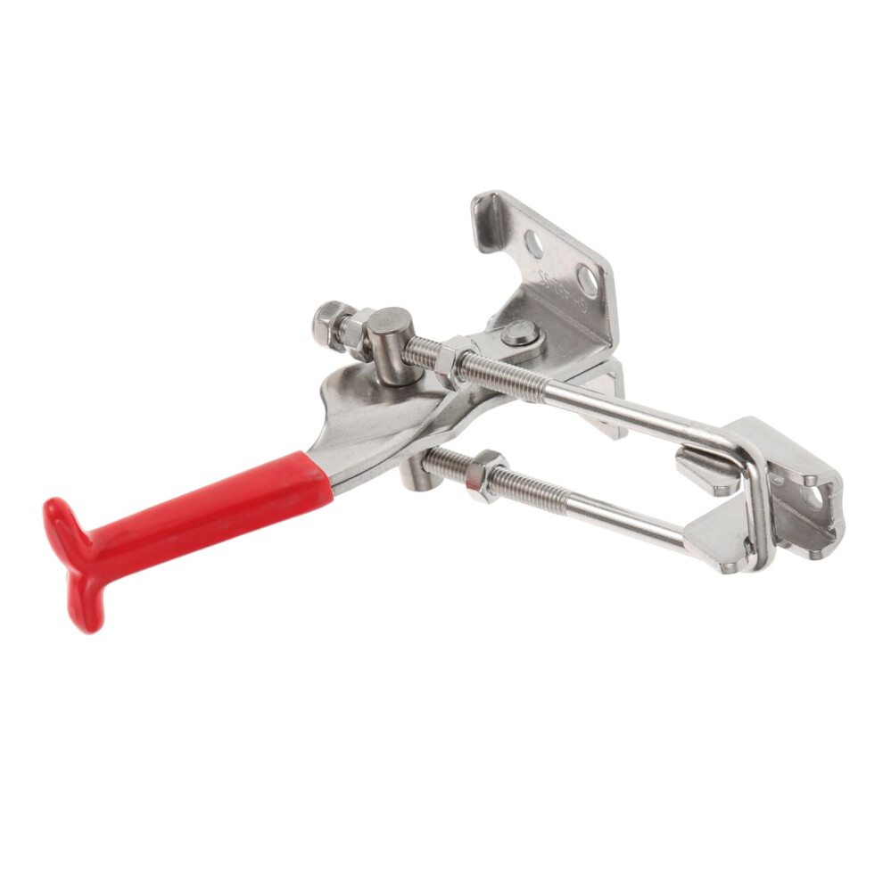 Stainless Steel Adjustable Toggle Clamp Quick Release Toolbox Latch Heavy Duty For Industrial Equipment And Wood Boxes 9347817696103