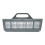 Universal Dishwasher Cutlery Basket Replacement, Grey Plastic Silverware Holder Fits Most Models 1