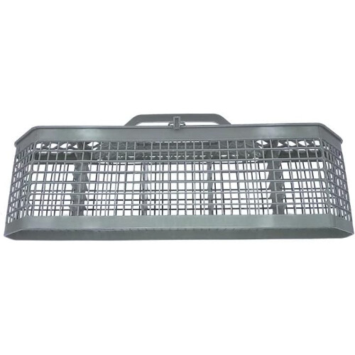 Universal Dishwasher Cutlery Basket Replacement, Grey Plastic Silverware Holder Fits Most Models 2