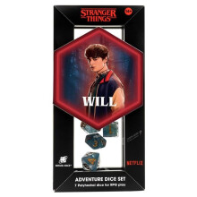 Sirius Dice SDZ900205 Stranger Things Adventure Dice Set- Will - Set of 7