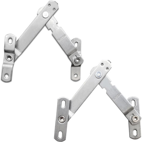 Stainless Steel Window Lock and Restrictor for Home Security with Adjustable Opening Control 2