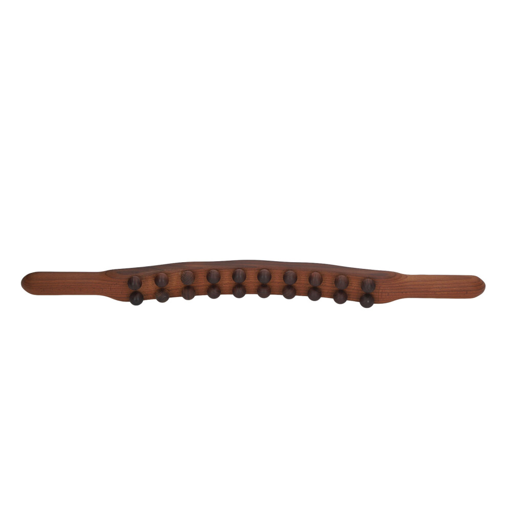 Wood Therapy Scraping Tool for Holistic Wellness, Lymphatic Massage Roller Stick with Ergonomic Design, Gua Sha Stick for Myofascial Release, 20