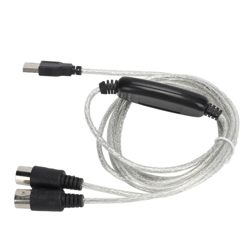 Μετατροπέας καλωδίου USB σε MIDI 2 σε 1, Διεπαφή MIDI για σύνδεση πληκτρολογίου 2