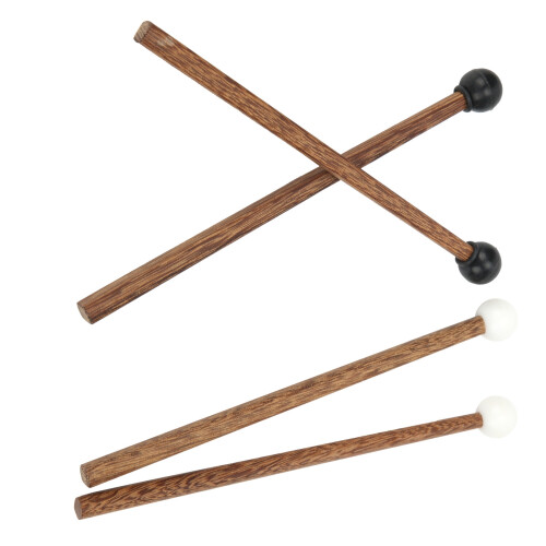 Lightweight Design Percussion Mallet, Rubber Drumstick with Ergonomic Handle, Durable Rubber Head and Smooth Surface, Comfortable Hand Feeling 2