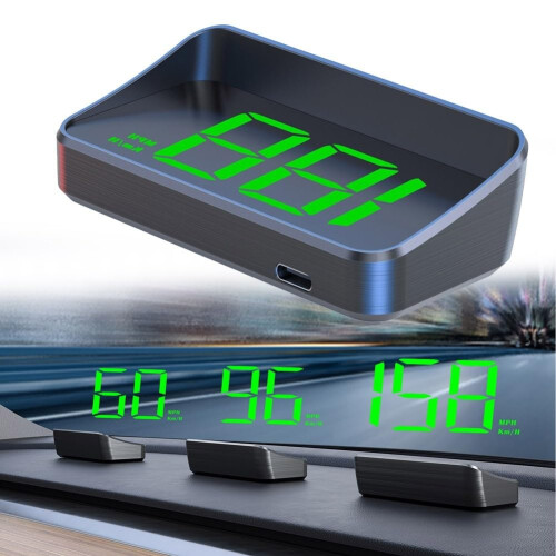 Car HUD GPS Speedometer with Windshield Speed Projection, Auto Brightness, DualMode MPH KMH 2