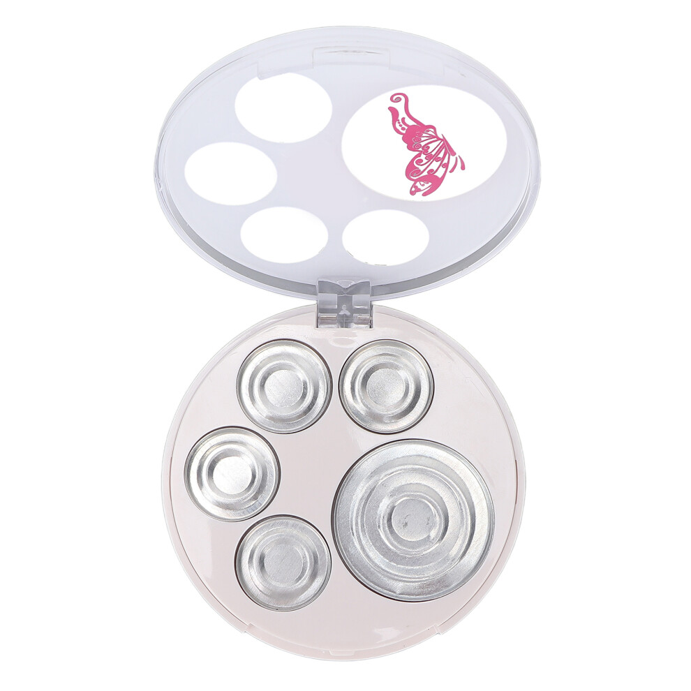 Empty Eyeshadow Palette 5 Grids DIY Makeup Container Tray ABS Matte
