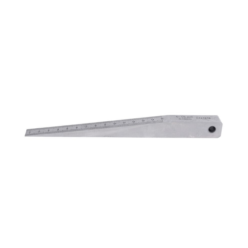 1-15Mm Wedge Feeler Gauge Crack Flatness Layout Insert Wedge Gauge Welding Taper Measuring Tool Caliper 6032804011146