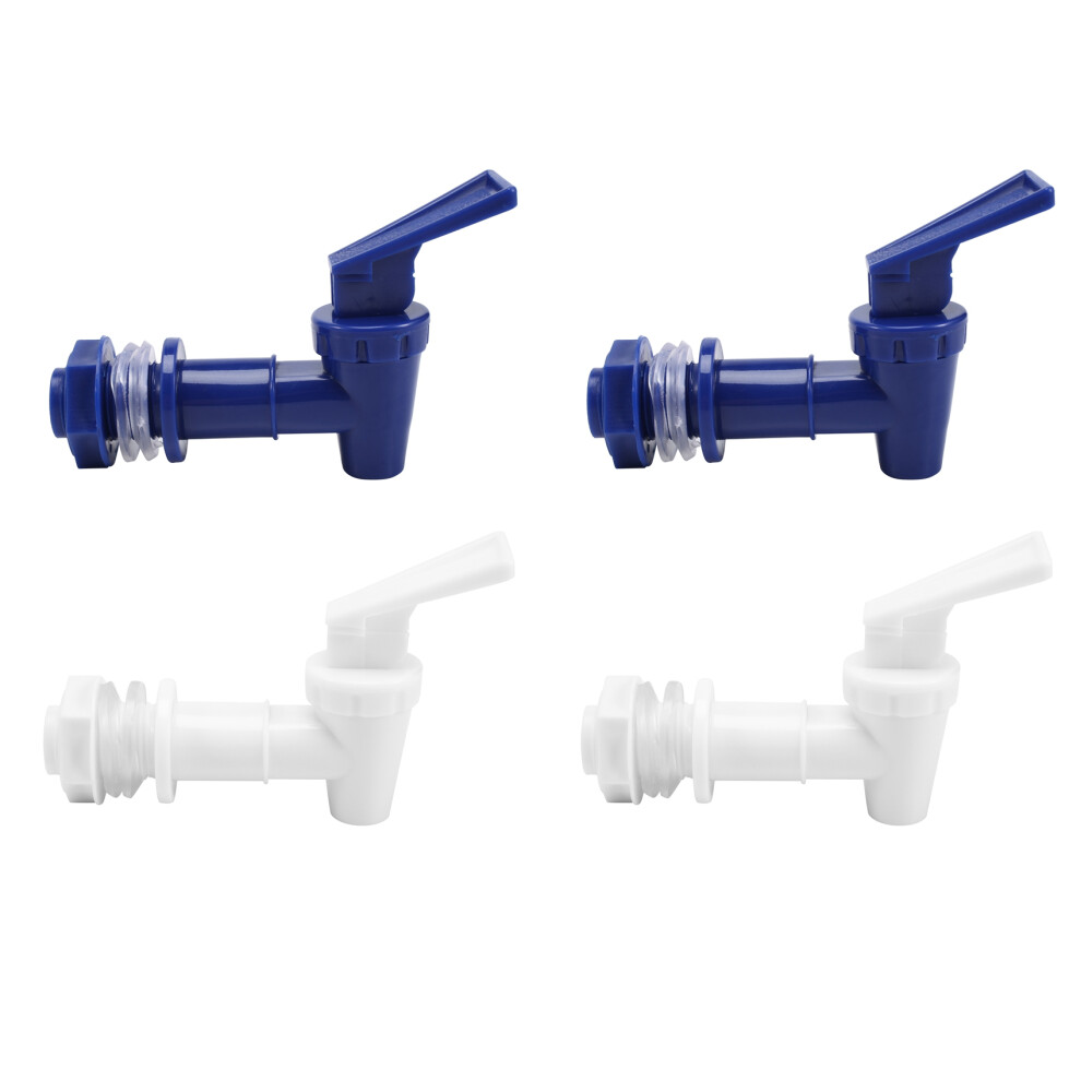 4 Pack Replacement Cooler Faucet Water Bottle Jug, Dispenser Tap Spigot Spout Water Beverage Lever Pour Dispenser Valve 6034256838784