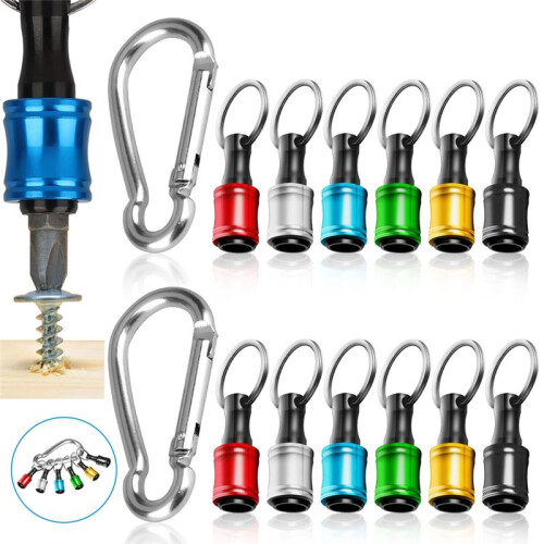 12Pcs 1/4 Inch Hex Shank Screwdriver Bit Holders, 1