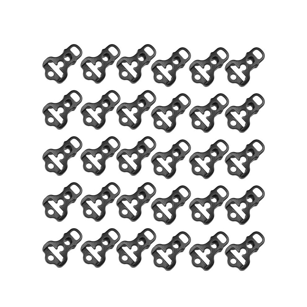 30Pcs Camping Awning Guy Awning Cord Rope Tensioner Backpack Equipment Accessories 6031549909206