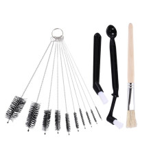 Coffee Cleaning Brush,4 Pieces Coffee Tea Bean Grounds Cleaner Tool Set for Grinder Espresso Machine Group Heads