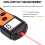 6236P Digitaler Tachometer Kompaktes Handheld-Geschwindigkeitsmessgerät 12