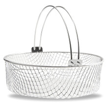 Canasta de Freidora de Aire, Canasta de , Canasta de Malla de Acero Inoxidable 304 para Freidora de Aire, Accesorio de Freidora de Aire, Canasta