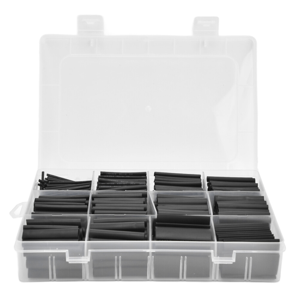 Electrical Cable Insulation Heat Shrink Tubing Kit Shrinkage Ratio 2:1 Wire Wrap Solder Joint Protection Flame Retardant High Temperature Resistance 9138057856507