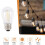 24 Pack 3V LED S14 Replacement Light Bulbs, Shatterproof Outdoor Solar String Light Bulbs, Warm White 7