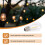 24 Pack 3V LED S14 Replacement Light Bulbs, Shatterproof Outdoor Solar String Light Bulbs, Warm White 6