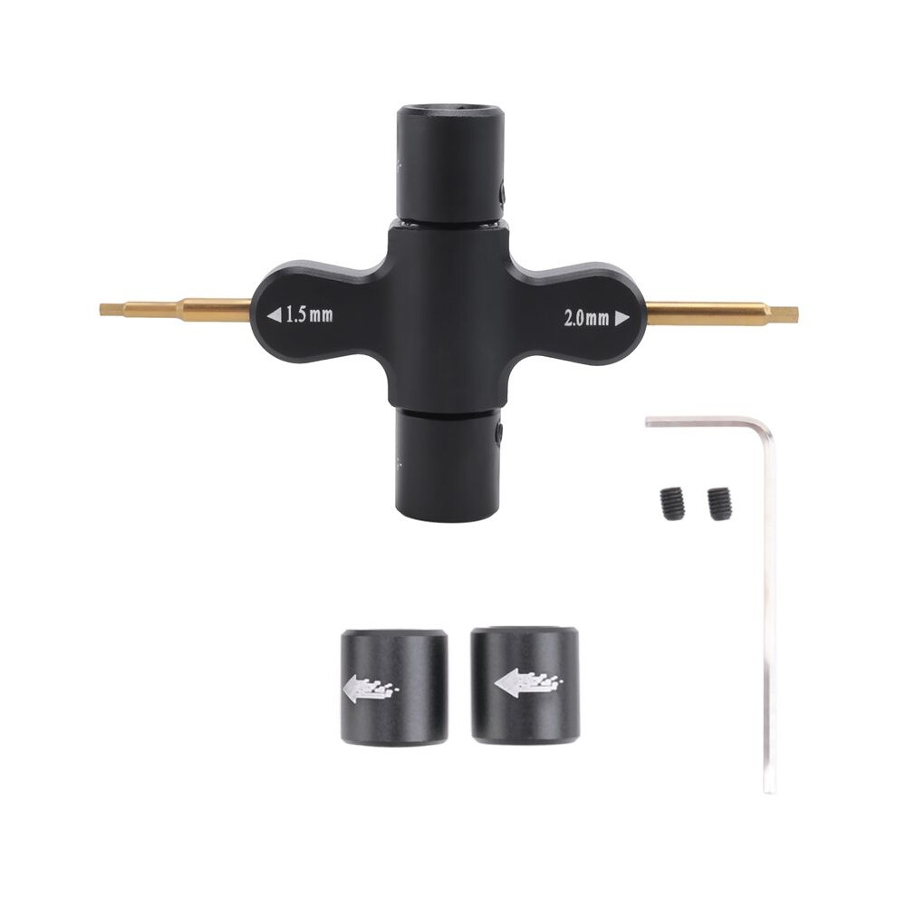 Metal Quick Release Wrench Tool For Fpv Motor M3 M5 Hex Nuts Prop Nuts Releasing Wrench 1.5Mm 2Mm Hex Screwdriver 6033556162315