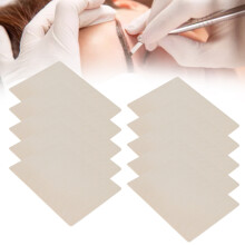 10 Stück Microblading-Übungshaut aus Gummi, 19x14,5 cm, für Anfänger
