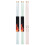 Slade 3 Pairs 5A Walnut Drum Sticks Cracked Ice Pattern – Red, Blue, Green 3